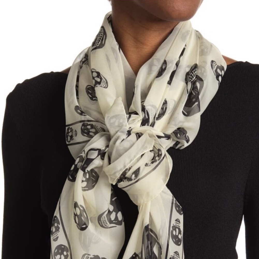 Alexander McQueen silk scarf